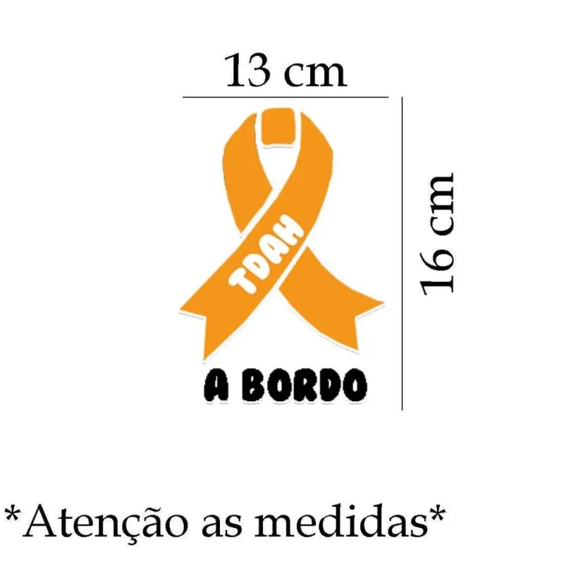 Adesivo De Carro Tdah Mod01