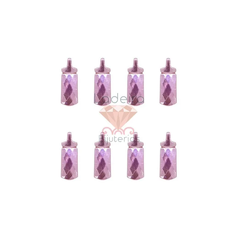 Chaton Para Colagem Mamadeira 15X17mm Em Acrilico Com 250Gr 004 - Rosa 04