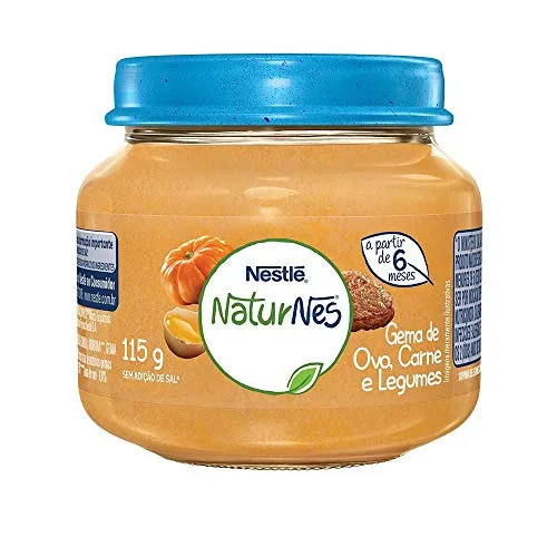 SOPINHA GEMA DE OVO CARNE E LEGUMES NESTLÉ VIDRO 115G - NESTLE