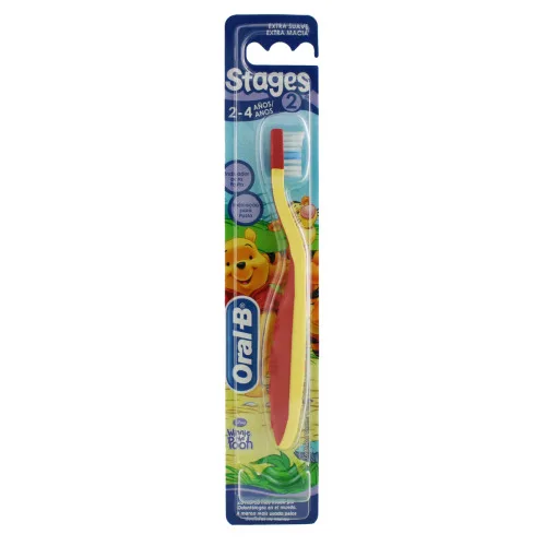 Escova Dental Pro Saúde Stages 2 A 4 Anos Winnie The Pooh Oral B - ORAL-B
