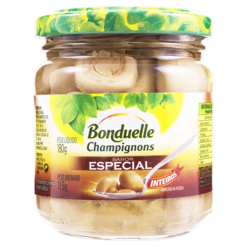 Champignon Inteiro Em Conserva Especial Bonduelle Vidro 115g - BONDUELLE