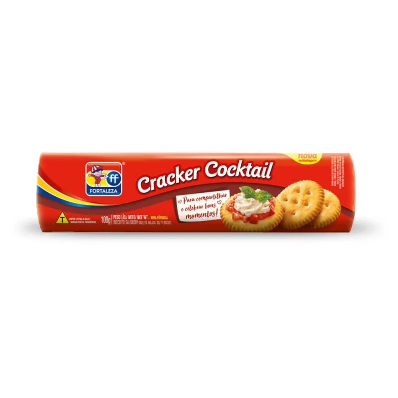 Biscoito Fortaleza Cocktail 100g - Fortaleza