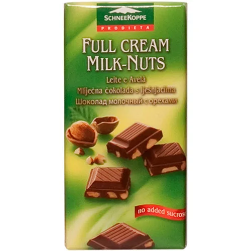 Chocolate Com Pedaços De Avelã Schneekoppe Alemanha - SCHNEEKOPPE