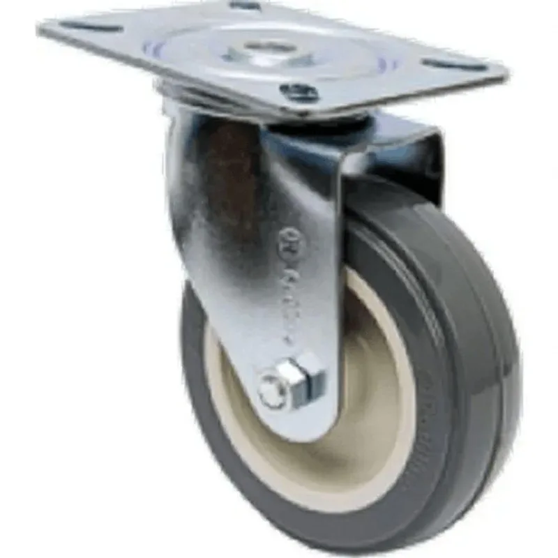 Rodízio Base Giratório Rodiline Sgpl 412 Bp 65kg Pvc 4 Polegadas Bivolt Cinza