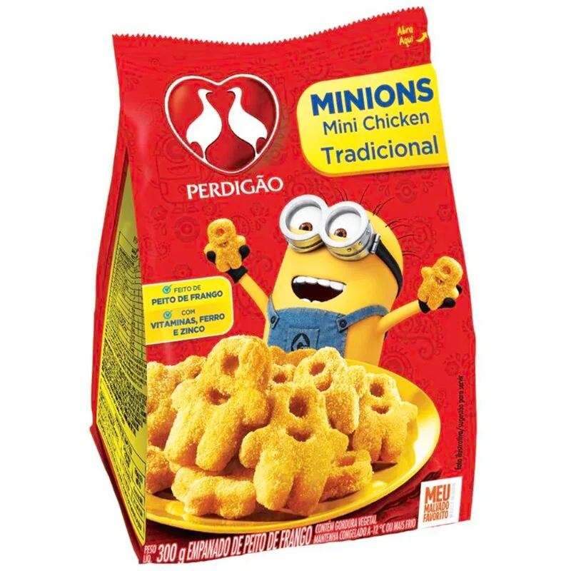 Empanado de Frango Perdigão Minions Tradicional 300g