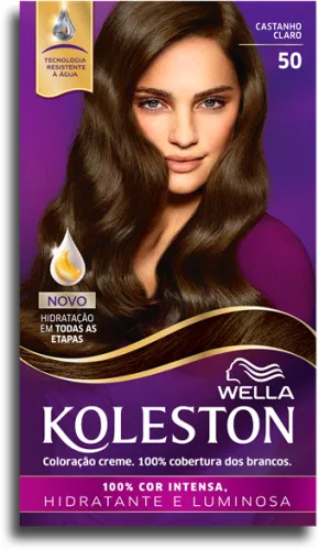 Tintura Permanente Koleston 50 Castanho Claro Unit - KOLESTON