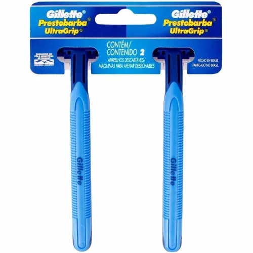 Aparelho De Barbear Fixo Gillette Prestobarba Ultragrip Cartela 20 Unidades - GILLETTE PRESTOBARBA