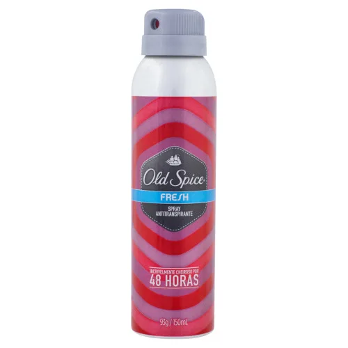 Desodorante Aerosol Old Spice 150ml Antitranspirante Fresh Unit - OLD SPICE