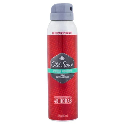 Desodorante Aerosol Old Spice 150ml Antitranspirante Pure Sport Unit - OLD SPICE