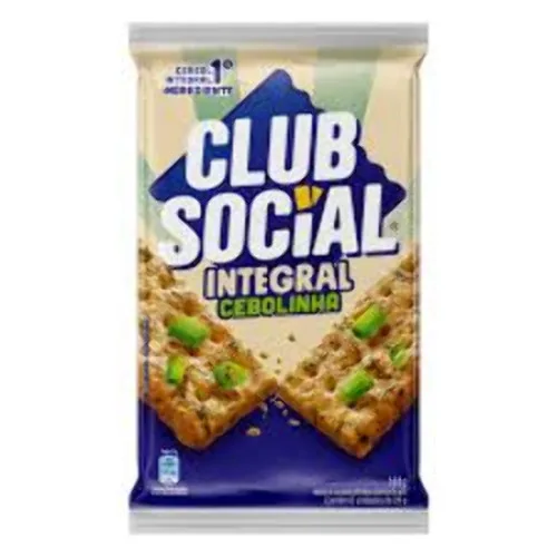 Bisc Club Social Int 144g 6un Cebolinha - CLUB SOCIAL