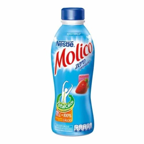 Leite Fermentado Desnatado Morango Nestlé Molico Garrafa 850g - LE CREUSET