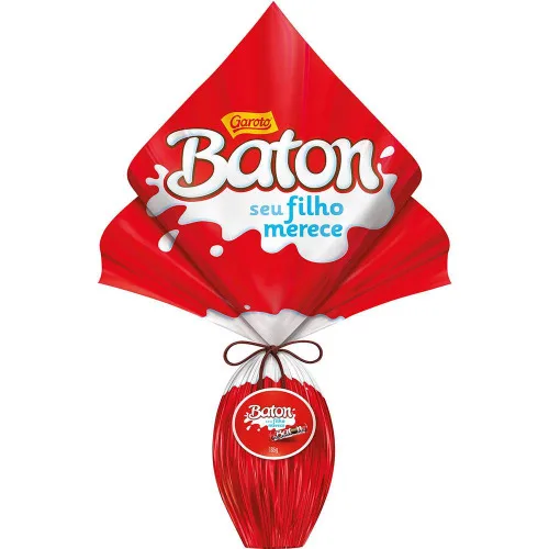 Ovo De Páscoa Ao Leite Baton Garoto 186g - GAROTO