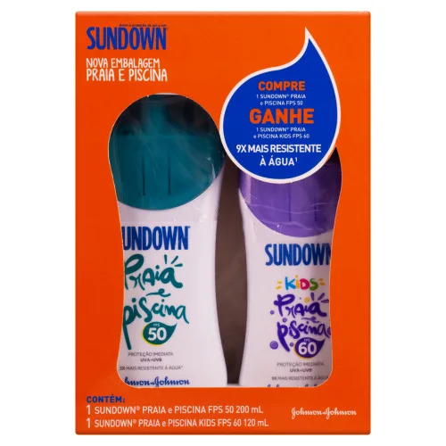 Kit Prot Sdw Fds 50 200ml Sdw Kids F60 120ml - SUNDOWN