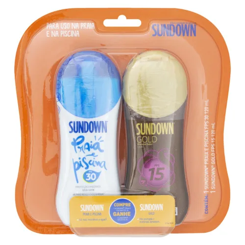 Kit Prot.solar Sundown Fps30 120ml Gts G.fps15 120ml - SUNDOWN#