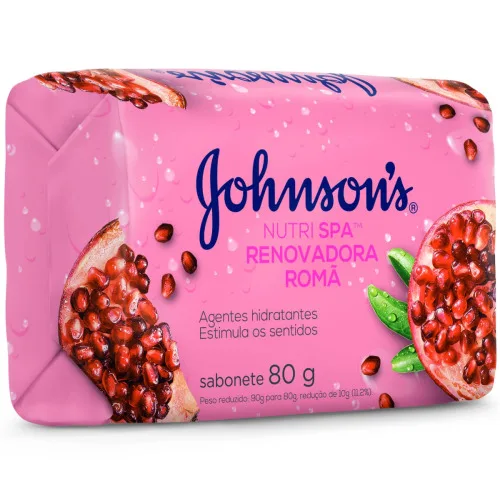 Sabonete Em Barra Renovadora Romã Johnson S Nutri Spa Cartucho 80g - JOHNSONS