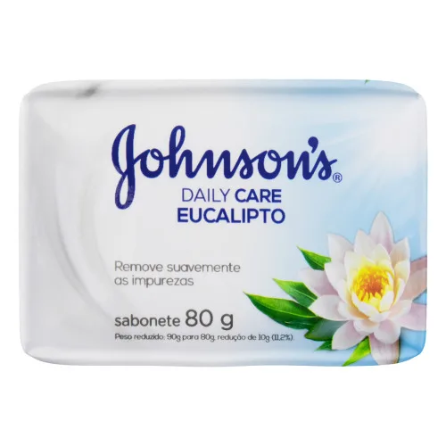 Sabonete Em Barra Eucalipto Johnson S Daily Care Cartucho 80g - JOHNSONS