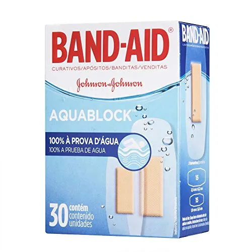 Curativo Band Aid Aquablock C/30 - BAND-AID