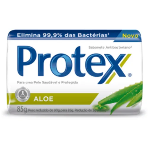 Sabonete Em Barra Antibacteriano Aloe Protex Cartucho 85g - PROTEX