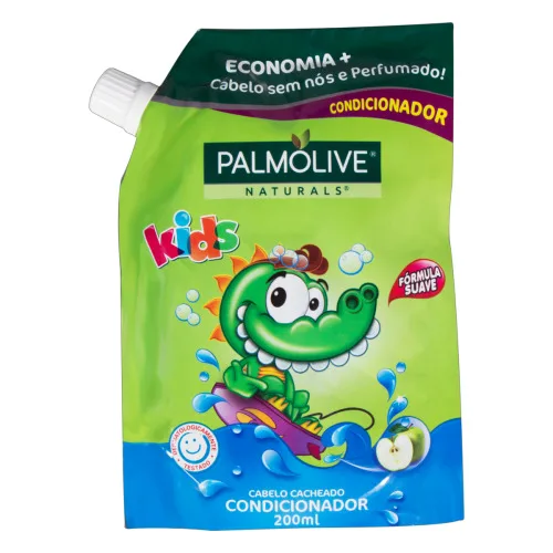 Condicionador Maçã Verde Palmolive Naturals Kids Sachê 200ml Refil - PALMOLIVE