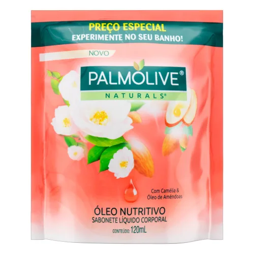 Sabonete Líquido Óleo Nutritivo Palmolive Naturals Sachê 120ml Refil - PALMOLIVE