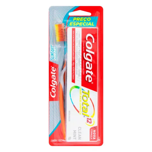Esc.dental Colgate Slim Soft Adv. Cd Total 12 90g - COLGATE