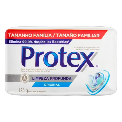 Sabonete Em Barra Antibacteriano Limpeza Profunda Original Protex Cartucho 125g - PROTEX