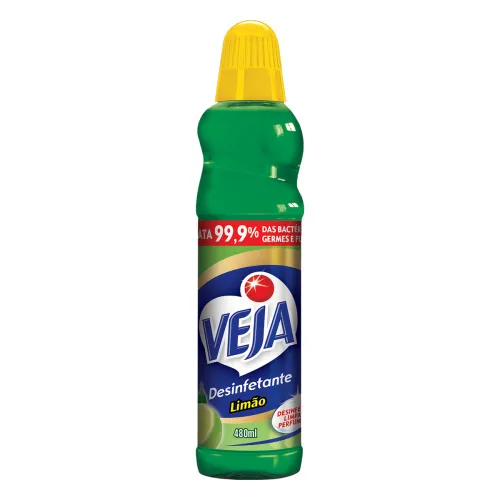 Desinfetante Multiuso Limão Veja Frasco 480ml - VEJA