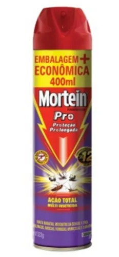 Multi Inseticida Aerossol Ação Total Mortein Pro Frasco 400ml Embalagem Econômica - MORTEIN