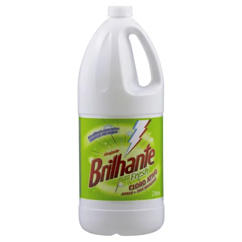 Alvejante Tira Manchas Fresh Com Cloro Brilhante Frasco 2l - BRILHANTE
