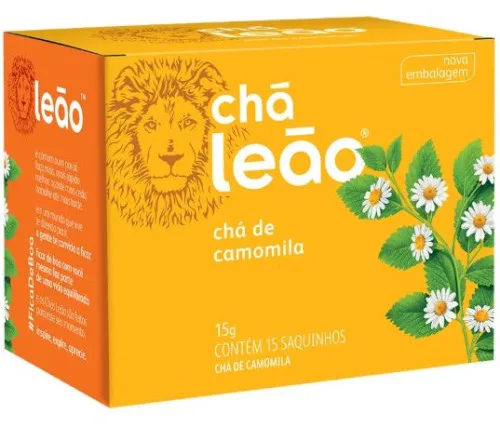 Cj Cha Camomila Gts Tl Leao 15gr - LEAO