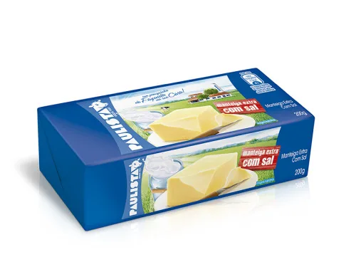 Manteiga Paulista Tablete C/sal 200gr - PAULISTA