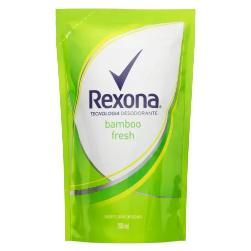 Sabonete Líquido Energizante Bamboo Fresh Rexona Refil 200ml - REXONA