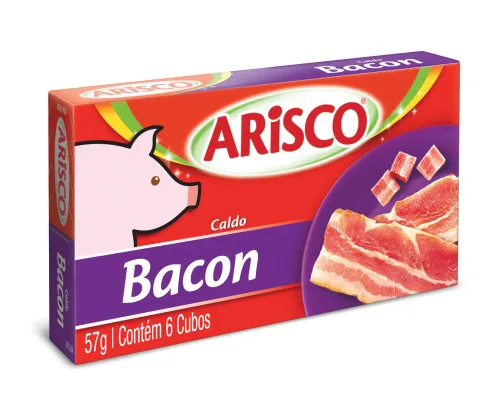 Caldo Arisco Bacon 6 Cubos 57g - ARISCO