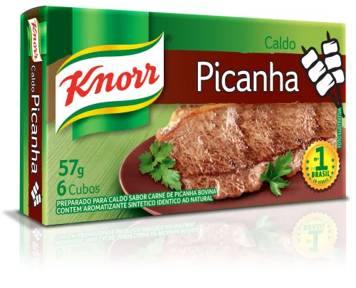 Caldo Em Tablete Picanha Knorr Caixa 57g 6 Unidades - KNORR