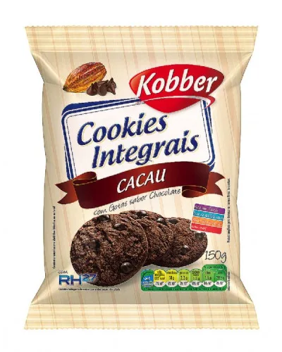 Cookie Integral Kobber Cacau C/gotas Chocolate - KOBBER