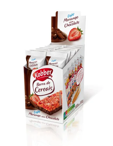 Barra De Cereais Kobber Morango/chocolate - KOBBER