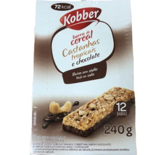 Castanha Tropicais Kobber 20g Choco - KOBBER