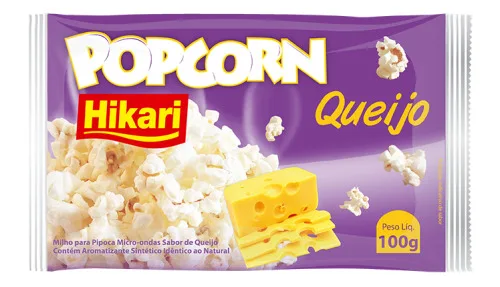 Pop Corn Queijo Hikari 100 Gr - HIKARI
