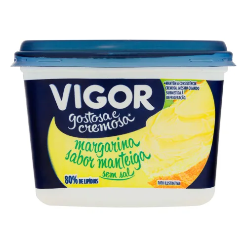 Margarina Sem Sal 500g Vigor - VIGOR