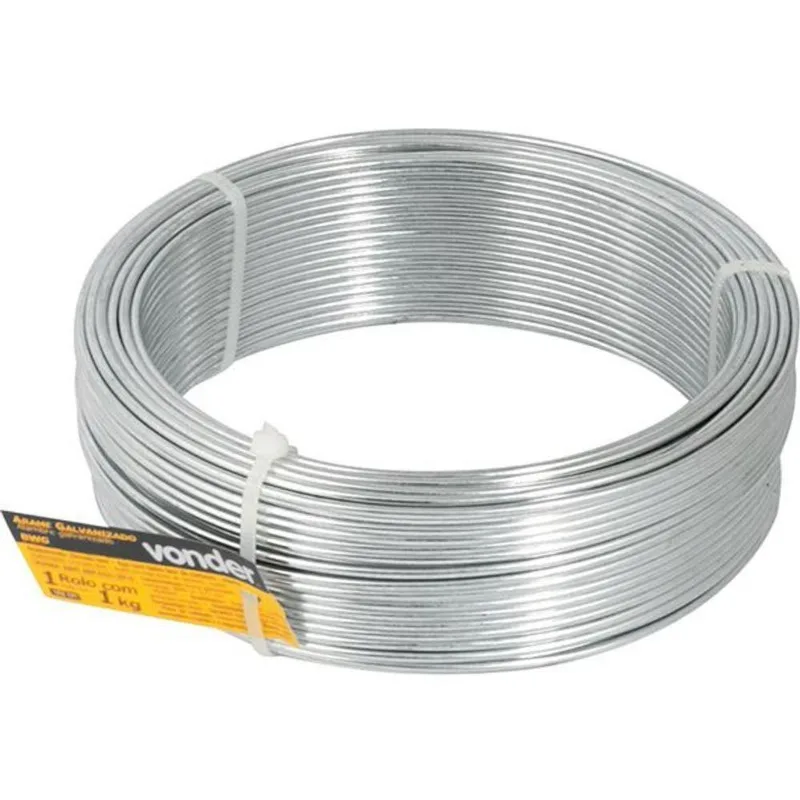 Arame Galvanizado Comercial 1,24mm Com 01kg Bwg18 - Vonder
