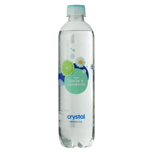 Água Saborizada Com Gás Limão Crystal Sparkling Garrafa 510ml - CRYSTAL