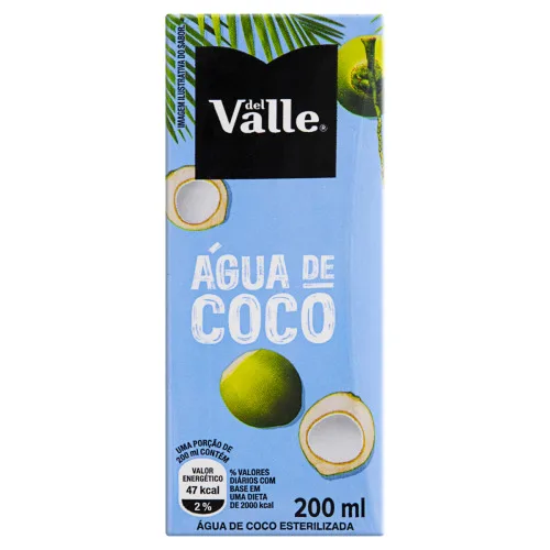 Água De Coco Esterilizada Del Valle Caixa 200ml - DEL VALLE