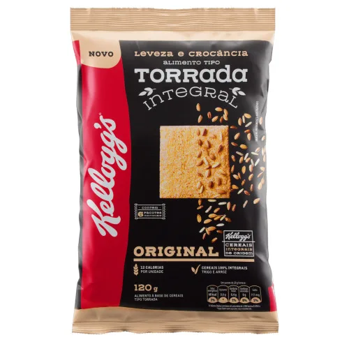 Torrada Integral Original Kellogg S Pacote 120g - KELLOGG S