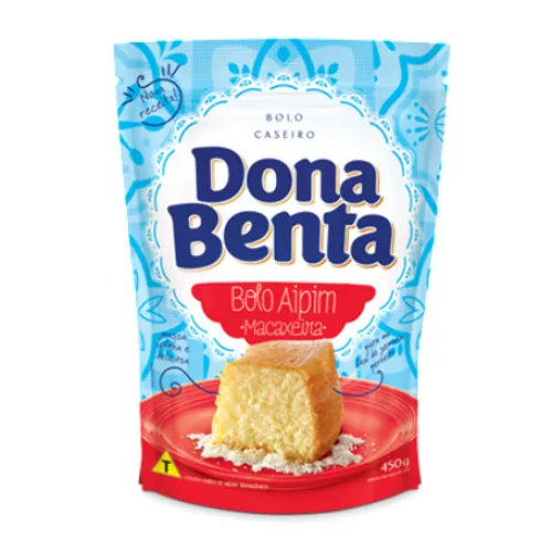 Mistura Para Bolo Aipim Dona Benta Sachê 450g - DONA BENTA