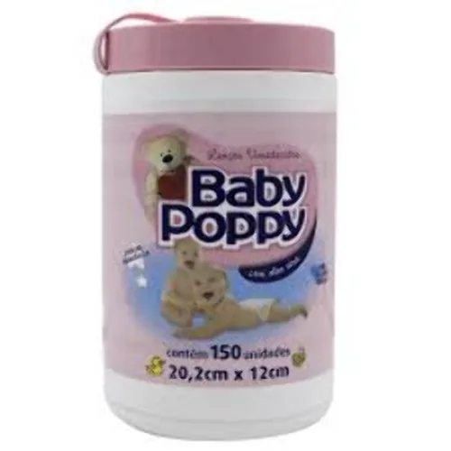 Lencos Umedecidos Baby Poppy 150unidade - BABY POPPY