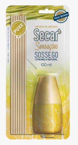 Difusor Aromar Secar Sossego Cintronela 100ml - SECAR