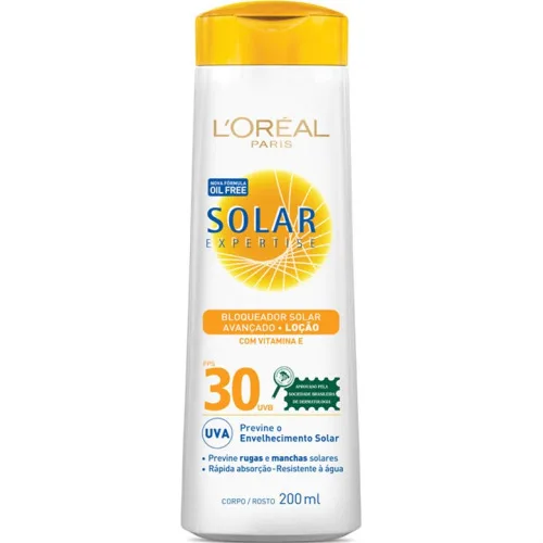 Protetor Solar Loção Solar Expertise 200ml Fps30 Unit - SOLAR EXPERTISE