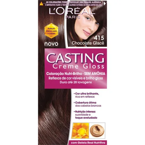 Tintura Semi Permanente Casting 4.15 Chocolate Glace Unit - CASTING