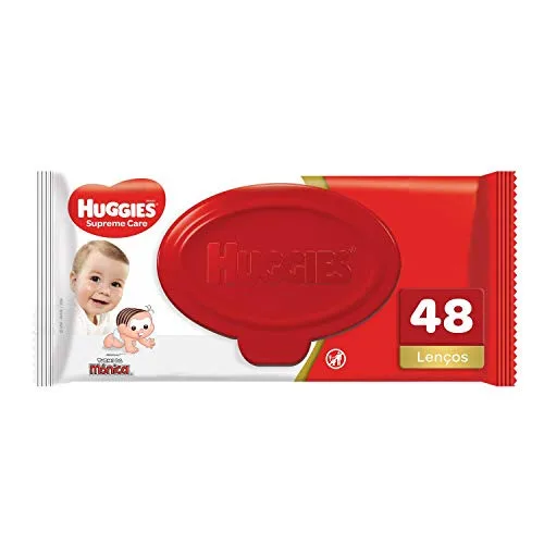 Toalha Umedecida Turma Da Mônica Huggies Supreme Care 19,3cm X 15,7cm - HUGGIES