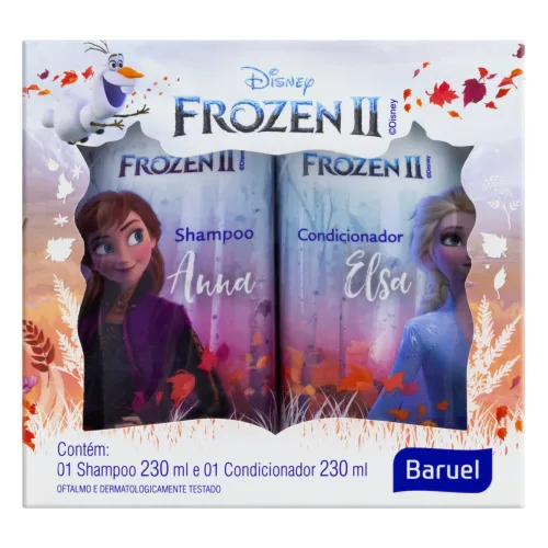 Kit Shampoo Condicionador Infantil Frozen Ii Baruel 230ml Cada - FROZEN